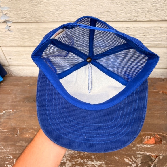 Vintage Williams Mine Rescue team trucker hat corduroy mesh snapback - Picture 5 of 5